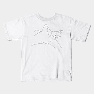 Mountains - Matterhorn Kids T-Shirt